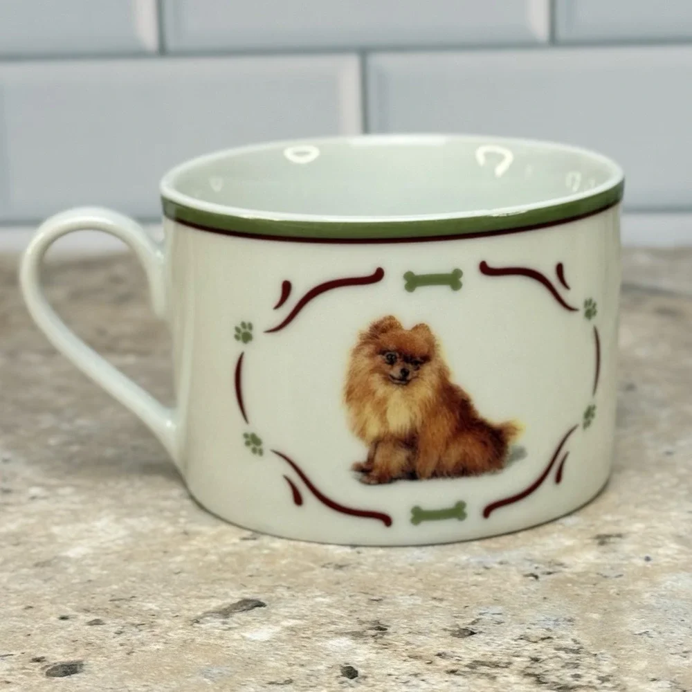 Danbury Mint Pomeranian Collection Coffee Tea Mugs Lot Of 9